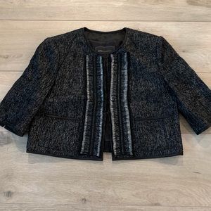 BCBG Tweed Crop Jacket